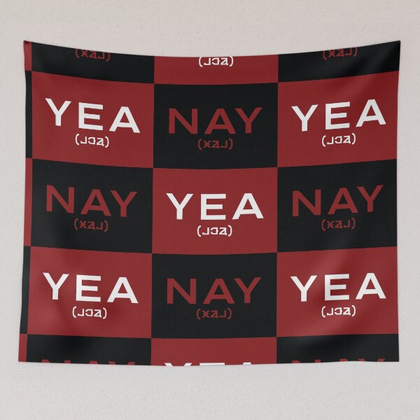 Item preview, Yea Nay Voting Cards designed and sold by LanaOkay.