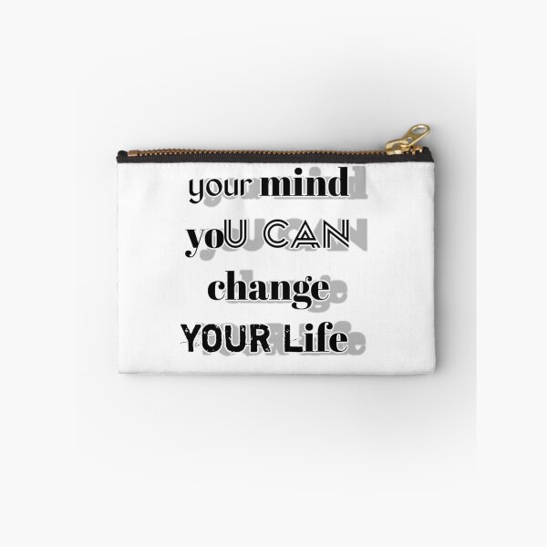 Item preview, Control Your Mind Change Your Life - Motivational Typography Quote designed and sold by Trendykunnu.