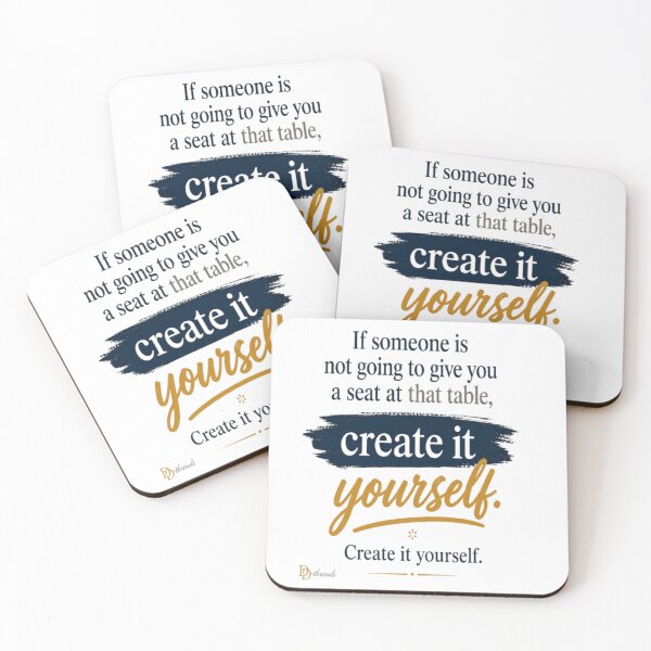 Item preview, Create Your Own Seat Motivation Quote (Minimal Edition) designed and sold by DesignerThreads.