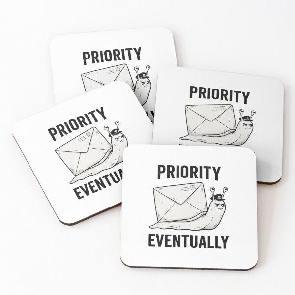 Item preview, Priority Eventually Snail Mail designed and sold by GoofyShopp.