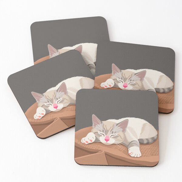 Item preview, Sleeping kitten designed and sold by NorthNook.