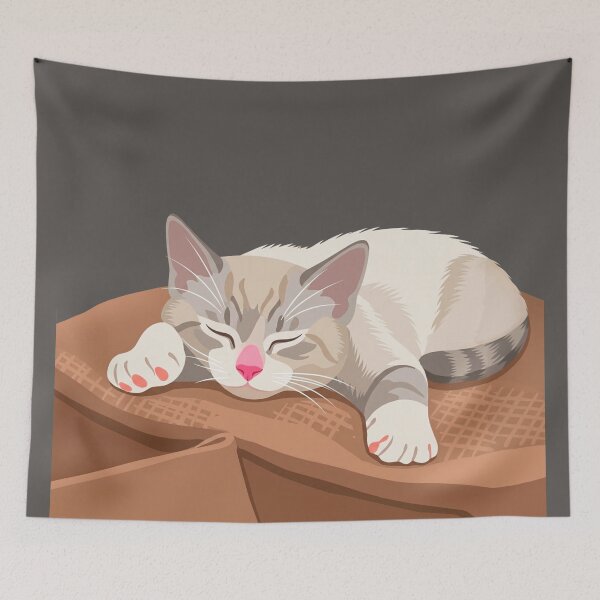 Item preview, Sleeping kitten designed and sold by NorthNook.