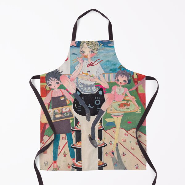 Item preview, Seashore with nyanrobo designed and sold by handadi56.