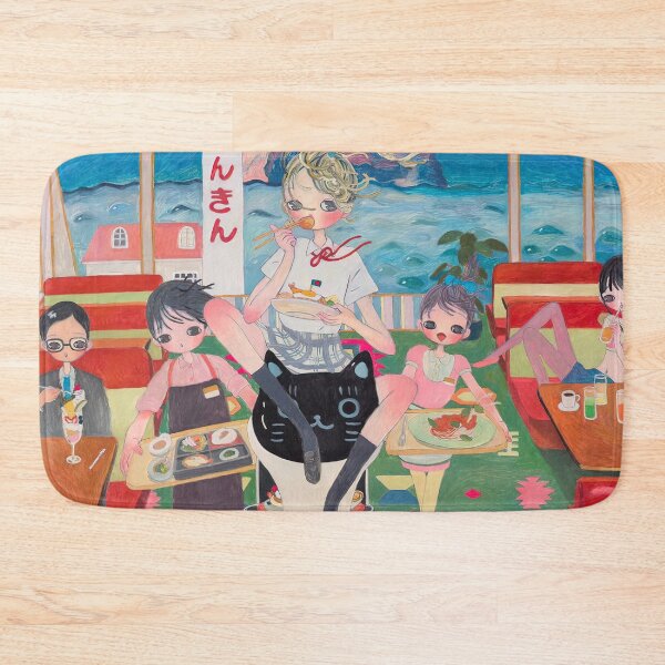 Item preview, Seashore with nyanrobo designed and sold by handadi56.