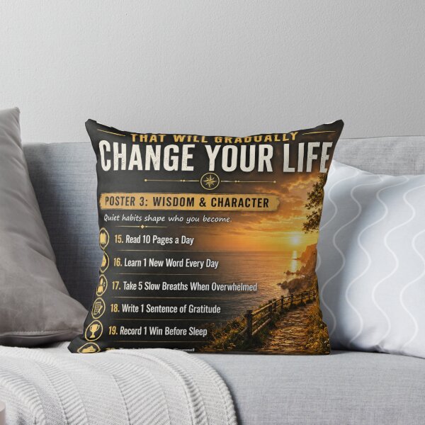 Item preview, 21 Small Habits Poster 3: Wisdom & Character  designed and sold by Living Life Well (Takes Practice).