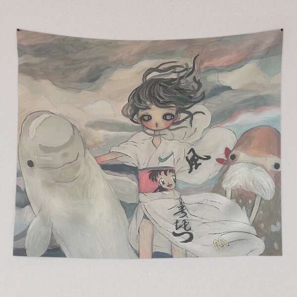 Item preview, The Child and the Gentle Sea Spirits designed and sold by handadi56.