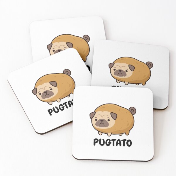 Item preview, Pugtato Cute Pug Potato Pun designed and sold by GoofyShopp.
