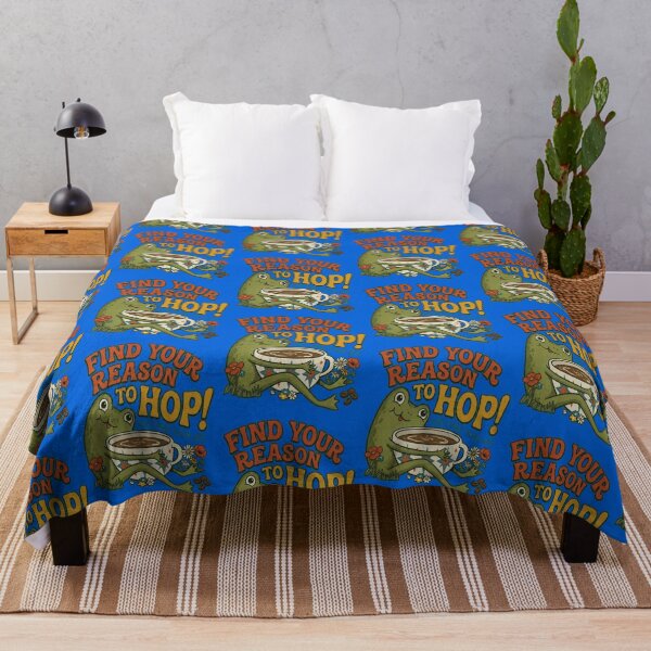 Item preview, Find Your Reason To Hop Retro Frog Coffee Quote designed and sold by My-Hoodies.