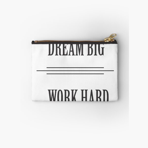 Item preview, Dream Big Work Hard - Success Mindset Graphic Design designed and sold by CreativePulse10.