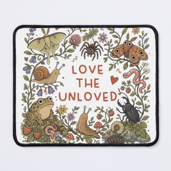 Item preview, Bug Lover Shirt Weird Animal Shirt Cute Insect Tee Bugs T shirt Cottagecore Nature Tee Retro Entomology Gift Love the Unloved designed and sold by LessIsLoud.