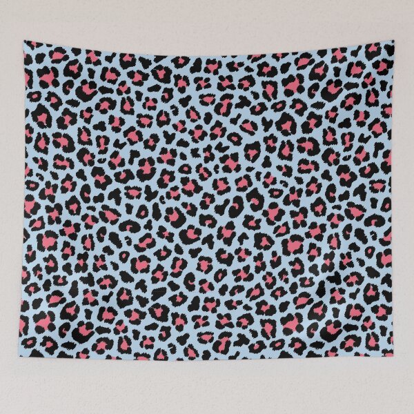 Item preview, mcbling y2k pink blue leopard designed and sold by quinnhopp.
