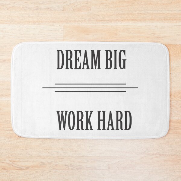 Item preview, Dream Big Work Hard - Success Mindset Graphic Design designed and sold by CreativePulse10.
