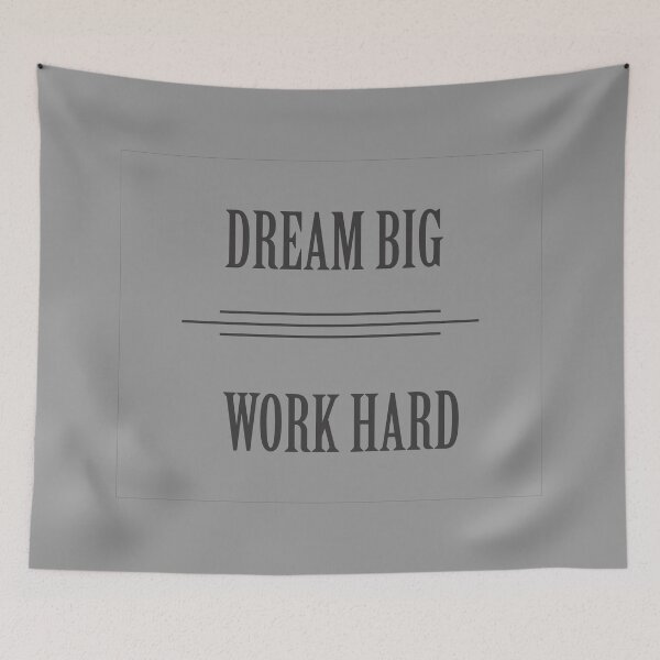 Item preview, Dream Big Work Hard - Success Mindset Graphic Design designed and sold by CreativePulse10.