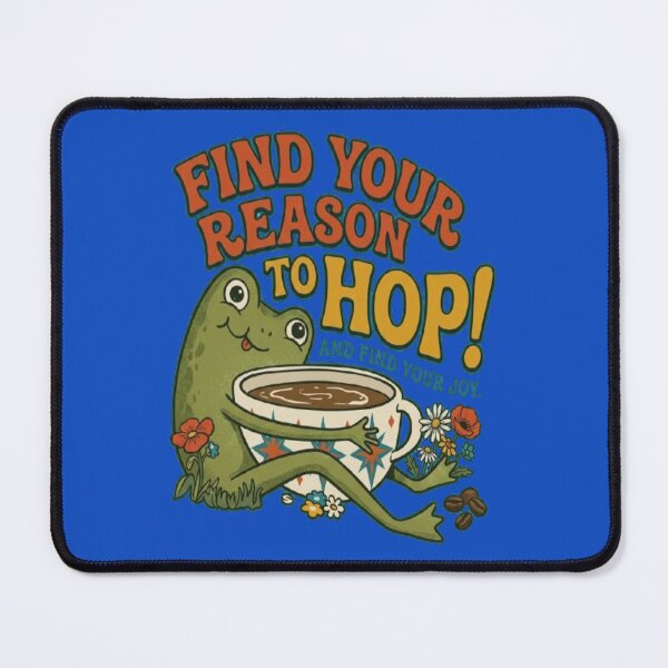Item preview, Find Your Reason To Hop Retro Frog Coffee Quote designed and sold by My-Hoodies.