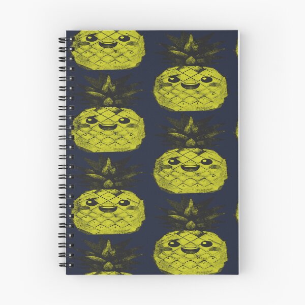 Item preview, Cute Kawaii Smiling Pineapple designed and sold by kinpirks.