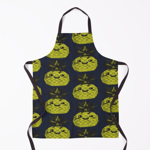 Item preview, Cute Kawaii Smiling Pineapple designed and sold by kinpirks.
