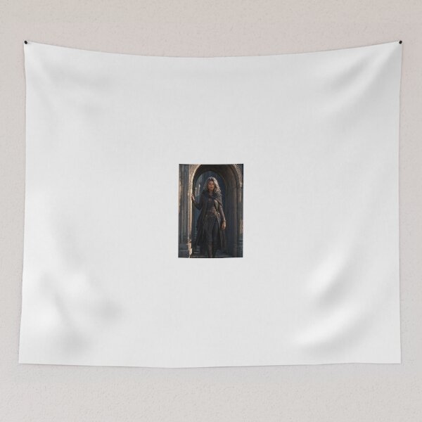 Item preview, Silver Haired Sorceress in Stone Archway designed and sold by CathryneDelamort.