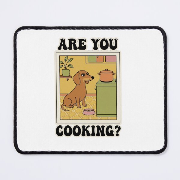 Item preview, Are You Cooking Retro Dachshund designed and sold by GoofyShopp.