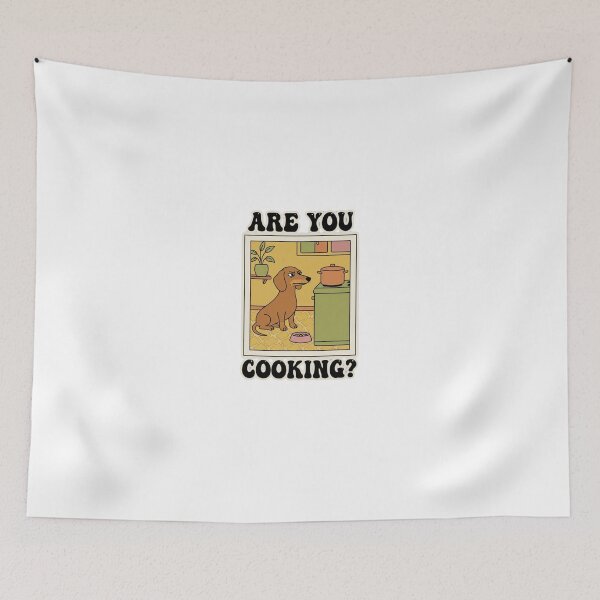 Item preview, Are You Cooking Retro Dachshund designed and sold by GoofyShopp.