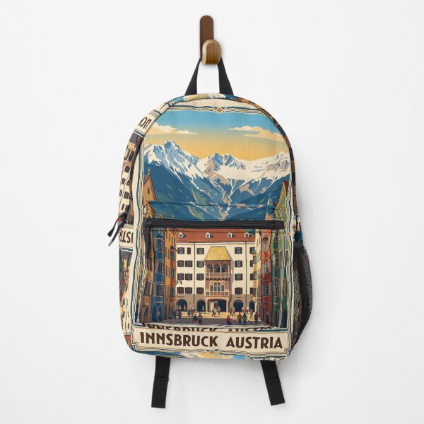Item preview, Innsbruck Austria Vintage Travel Poster designed and sold by Bomax121.