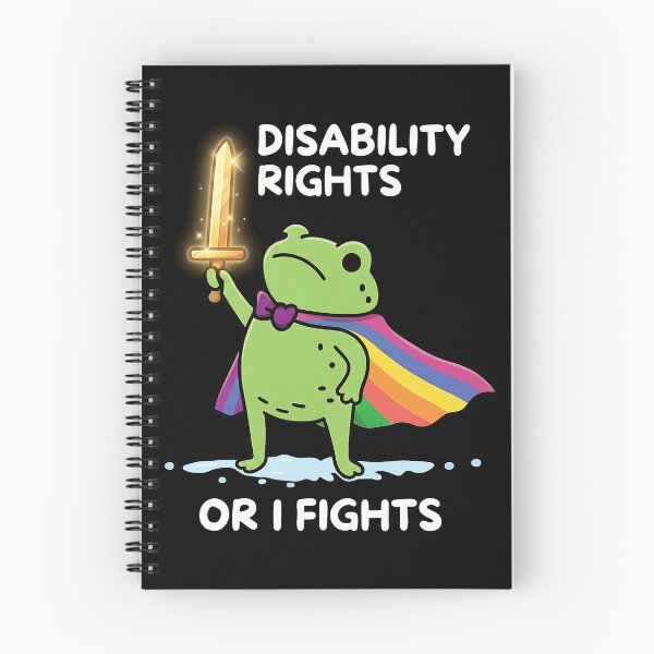 Item preview, I Will Fight Until Disability Rights Funny Frog Meme designed and sold by PabloHaney.