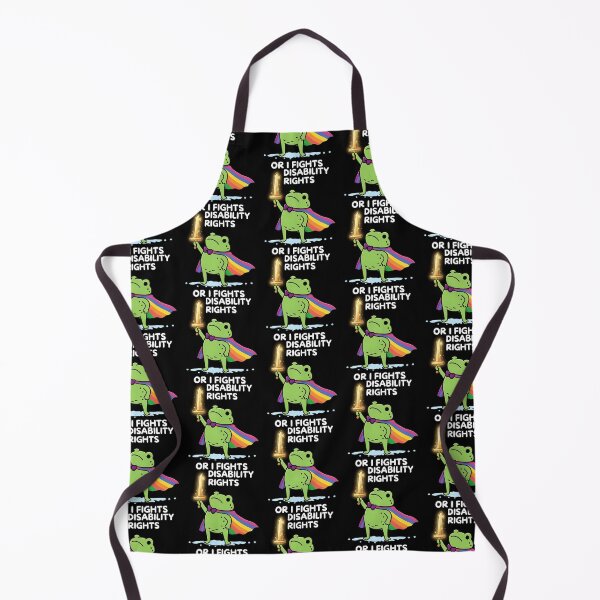 Item preview, I Will Fight Until Disability Rights Funny Frog Meme designed and sold by PabloHaney.
