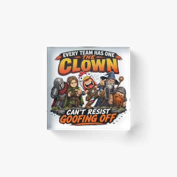 Item preview, Every Team Has One – The Clown | Funny Gamer Co-Op Gaming T-Shirt designed and sold by AmaJoy Designs .