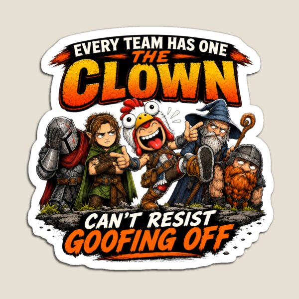 Item preview, Every Team Has One – The Clown | Funny Gamer Co-Op Gaming T-Shirt designed and sold by AmaJoy Designs .