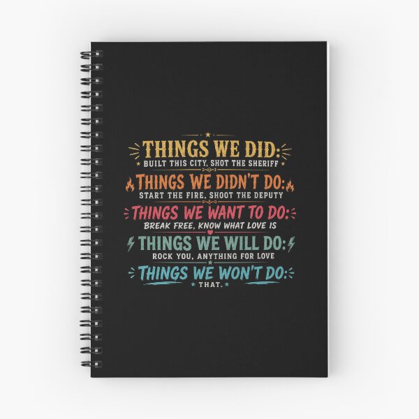 Item preview, Things We Did Didn't Want Will Won't Do, Funny Sarcastic designed and sold by Sprinkle12345.