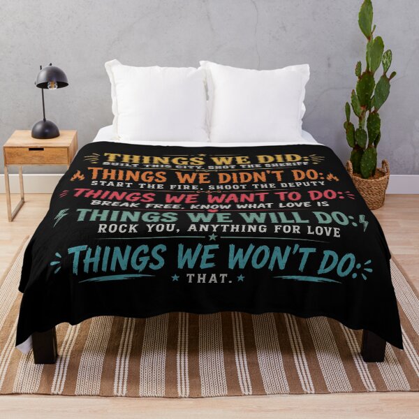 Item preview, Things We Did Didn't Want Will Won't Do, Funny Sarcastic designed and sold by Sprinkle12345.