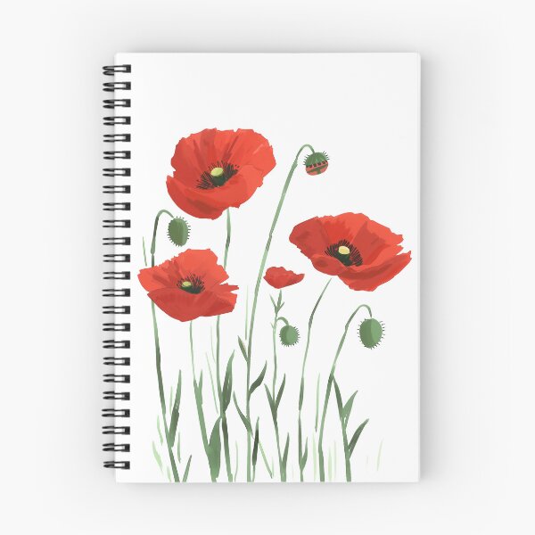 Item preview, Red Poppy Flowers designed and sold by xiao xuans.