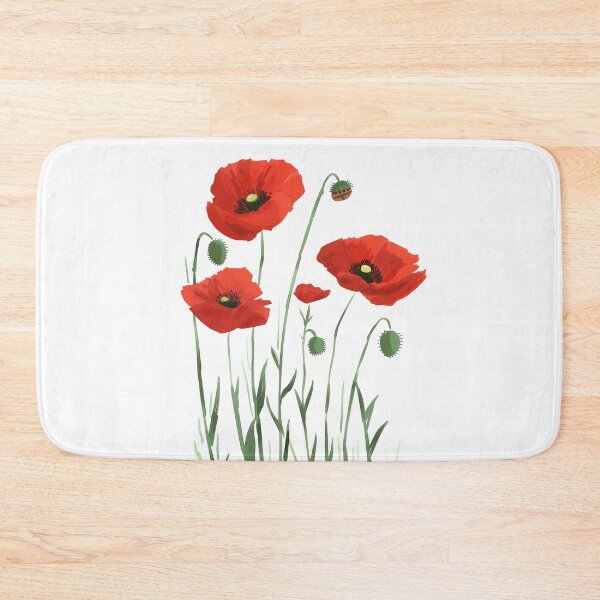 Item preview, Red Poppy Flowers designed and sold by xiao xuans.