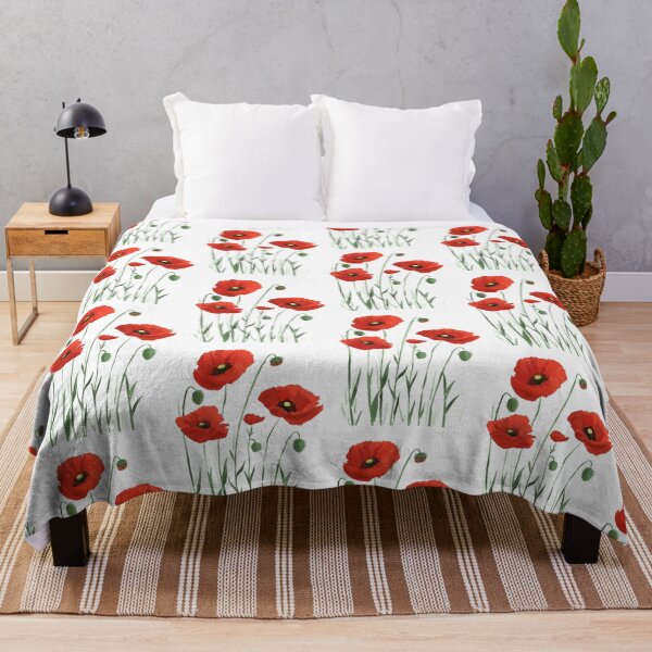 Item preview, Red Poppy Flowers designed and sold by xiao xuans.