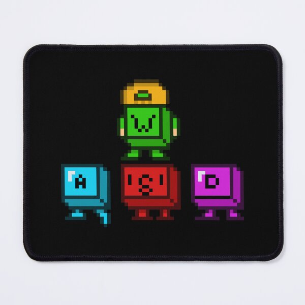 Item preview, PC Gamer WASD Keyboard Keys Retro Pixel Art designed and sold by RetroRlx.