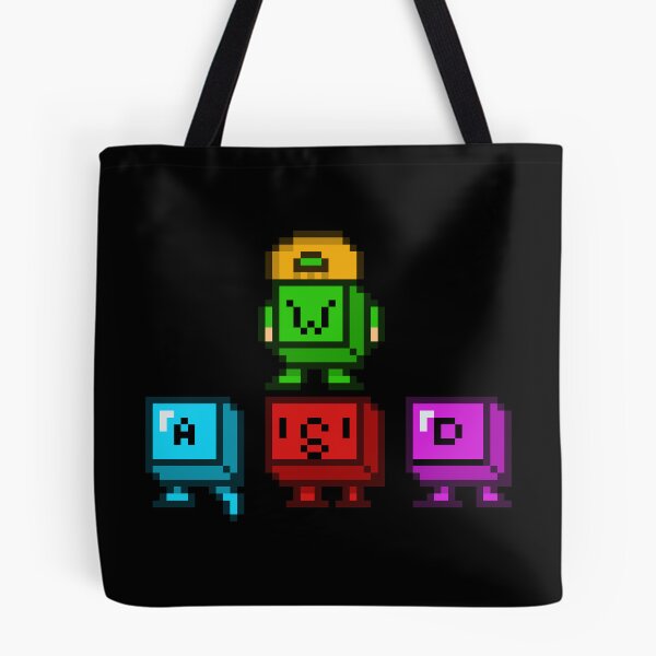 Item preview, PC Gamer WASD Keyboard Keys Retro Pixel Art designed and sold by RetroRlx.