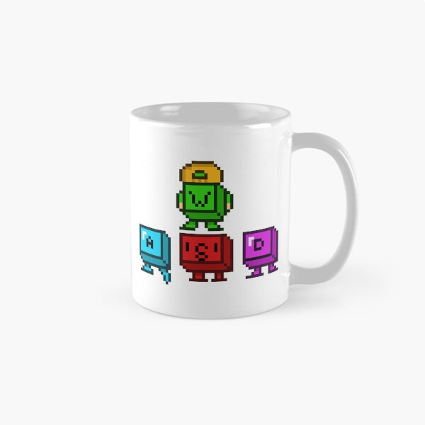 Item preview, PC Gamer WASD Keyboard Keys Retro Pixel Art designed and sold by RetroRlx.