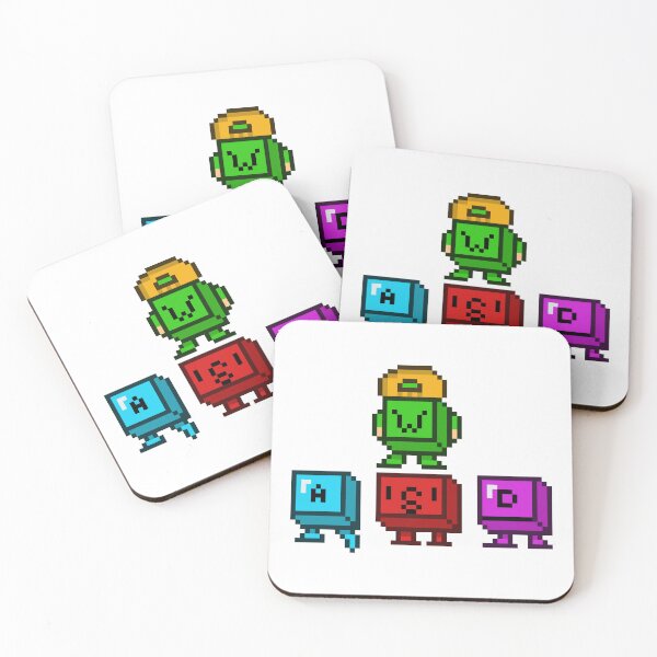 Item preview, PC Gamer WASD Keyboard Keys Retro Pixel Art designed and sold by RetroRlx.