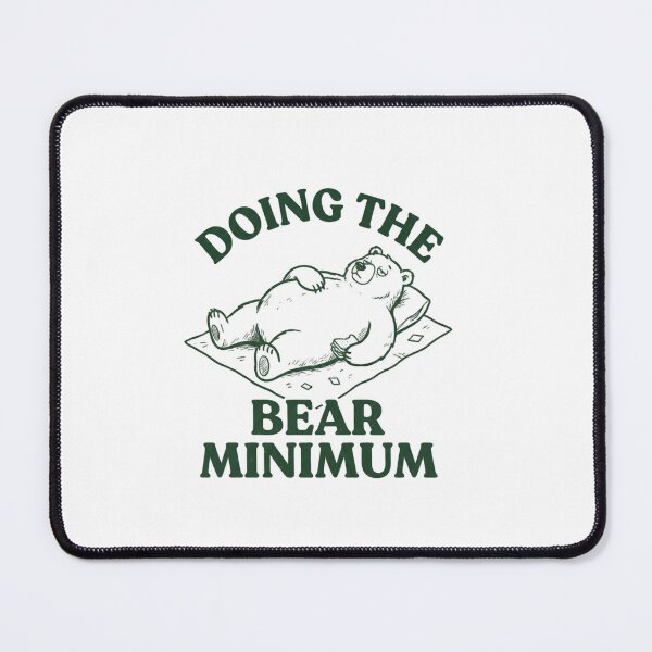 Item preview, Doing the Bear Minimum Vintage Bear designed and sold by GoofyShopp.