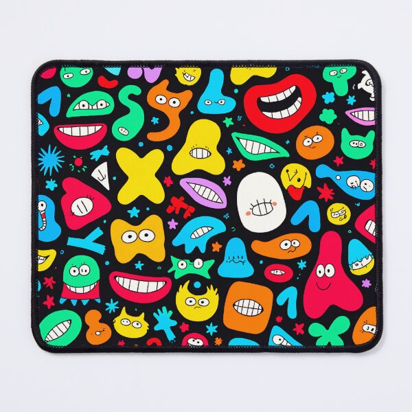 Item preview, Funny Colorful Monster Doodle Pattern – Cute Cartoon Characters for T-Shirts & Accessories designed and sold by IMuDesigner.