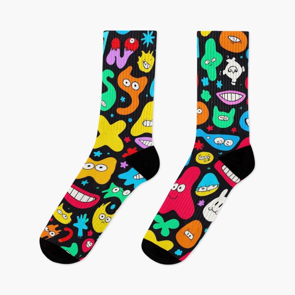 Item preview, Funny Colorful Monster Doodle Pattern – Cute Cartoon Characters for T-Shirts & Accessories designed and sold by IMuDesigner.