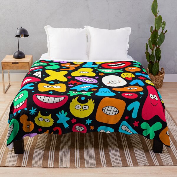 Item preview, Funny Colorful Monster Doodle Pattern – Cute Cartoon Characters for T-Shirts & Accessories designed and sold by IMuDesigner.