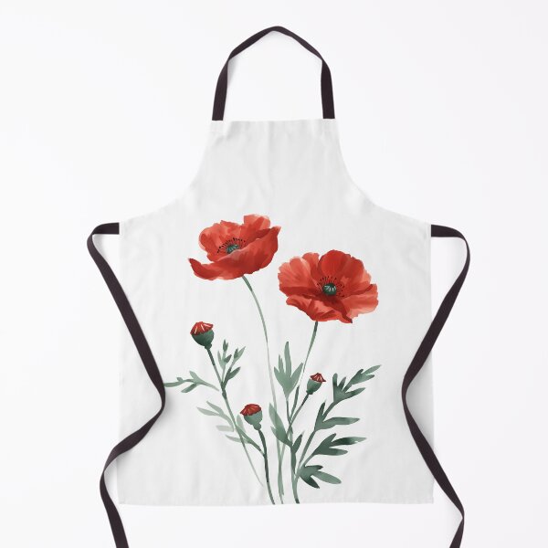 Item preview, Red Poppy Flowers designed and sold by xiao xuans.