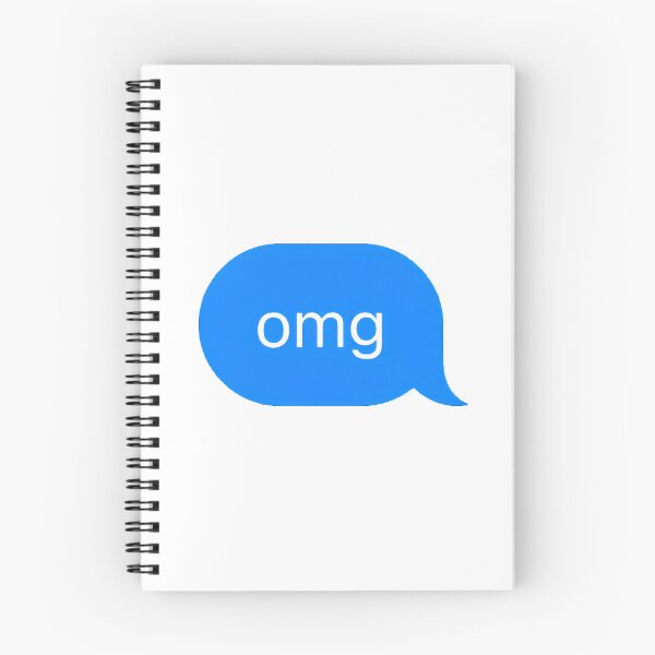 Item preview, "omg" Text Message designed and sold by PrettiPrintts.