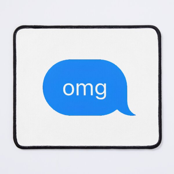 Item preview, "omg" Text Message designed and sold by PrettiPrintts.