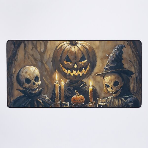 Item preview, Skeleton Feast Gothic Dinner Witchy Cottagecore Macabre Art designed and sold by DarkHolyQueen.