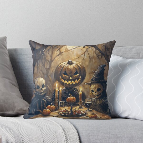 Item preview, Skeleton Feast Gothic Dinner Witchy Cottagecore Macabre Art designed and sold by DarkHolyQueen.