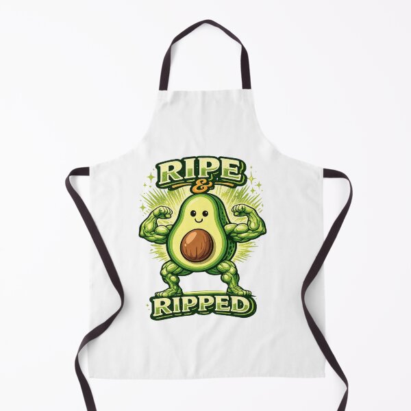 Item preview, Ripe and Ripped Funny Avocado Gym Design designed and sold by JMDG Studio.