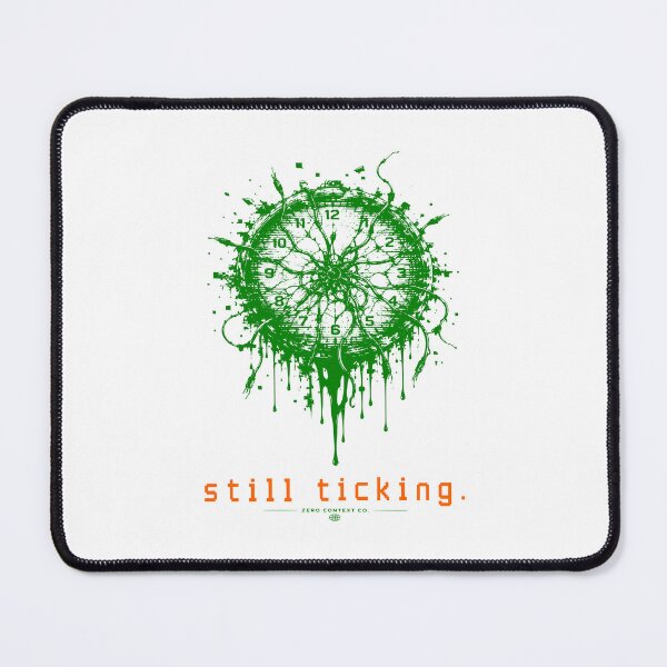 Item preview, Still Ticking – Glitch Clock Wire Chaos Streetwear Graphic designed and sold by ZeroContextCo.