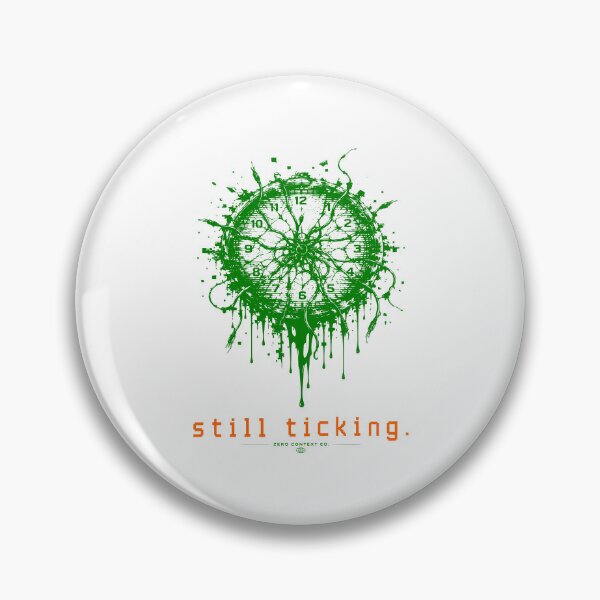 Item preview, Still Ticking – Glitch Clock Wire Chaos Streetwear Graphic designed and sold by ZeroContextCo.