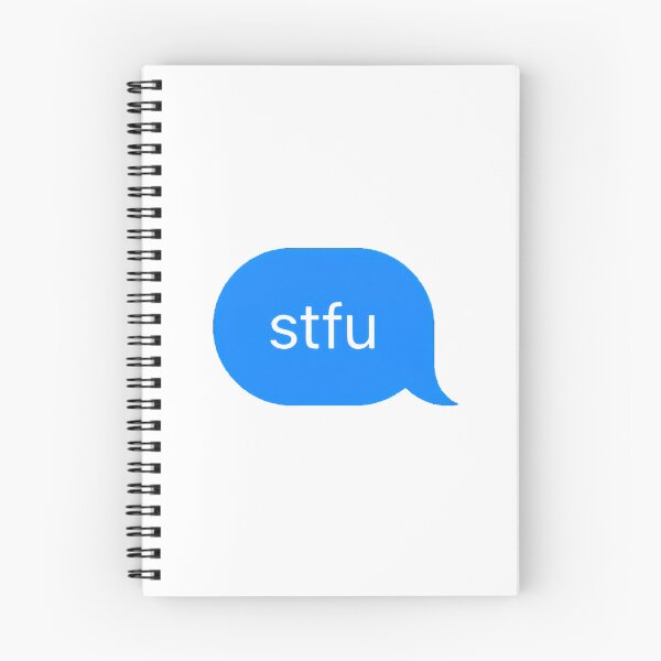 Item preview, "stfu" Text Message designed and sold by PrettiPrintts.
